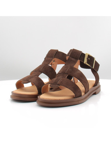 Sandales Femme Good Instep Mabelle Chocolat | Confort et Élégance