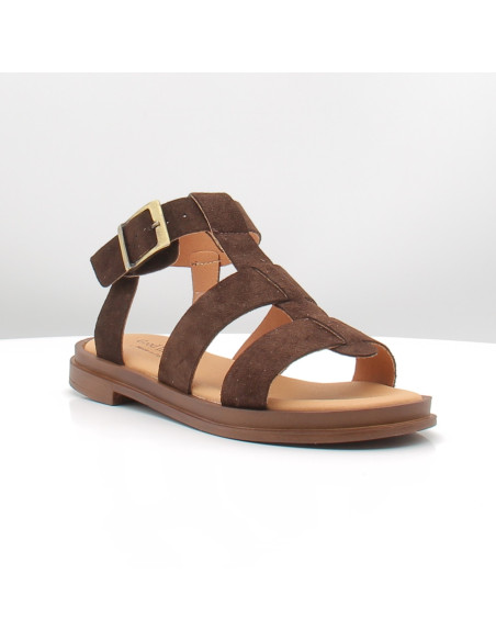 Sandales Femme Good Instep Mabelle Chocolat | Confort et Élégance
