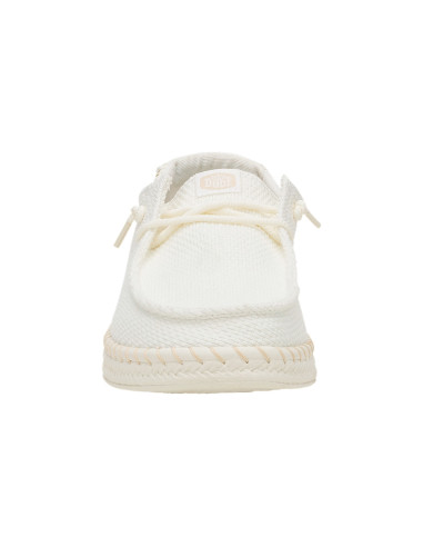 Hey Dude Wendy Espadrille Woven écru – mocassins d’été femme en toile