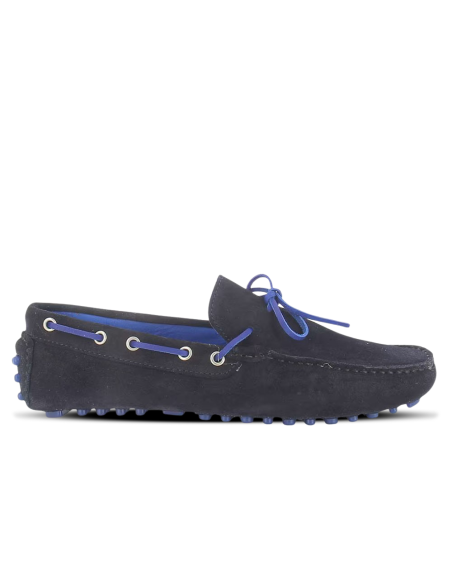 Mocassin Homme Hylton 80876-04 Daim Bleu Marine