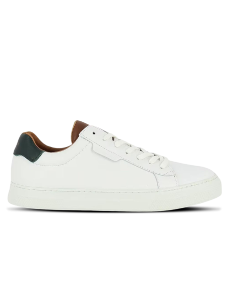basket sneakers ville cuir homme basse classic blanc blanche