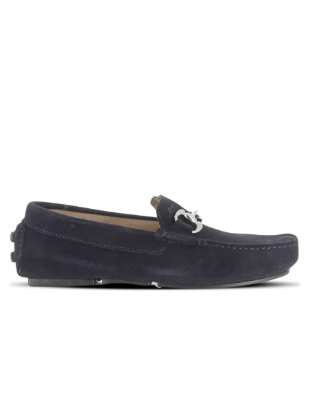 Mocassin Homme en Daim Bleu Marine Hylton