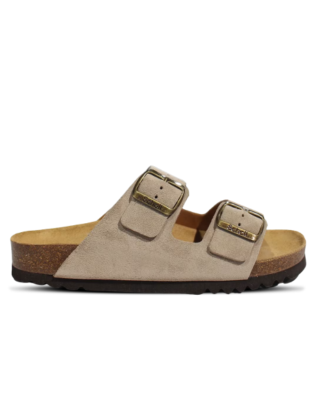 Mules Femme Scholl Josephine En Daim De Couleur Beige - F300502361