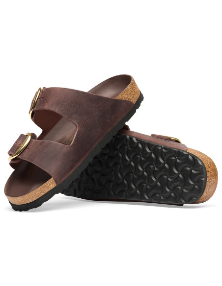 Birkenstock Arizona Big Buckle Habana cuir huilé femme 1032916