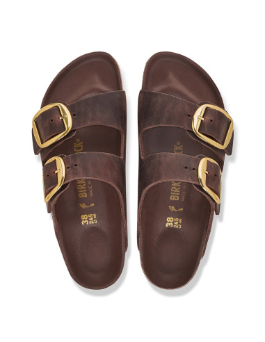 Birkenstock Arizona Big Buckle Habana cuir huilé femme 1032916