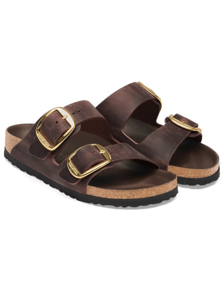 Birkenstock Arizona Big Buckle Habana cuir huilé femme 1032916