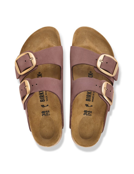 Birkenstock Arizona Big Buckle Pepper femme cuir nubuck 1032970