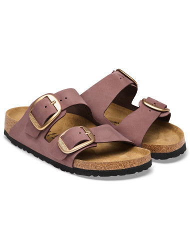 Birkenstock Arizona Big Buckle Pepper femme cuir nubuck 1032970