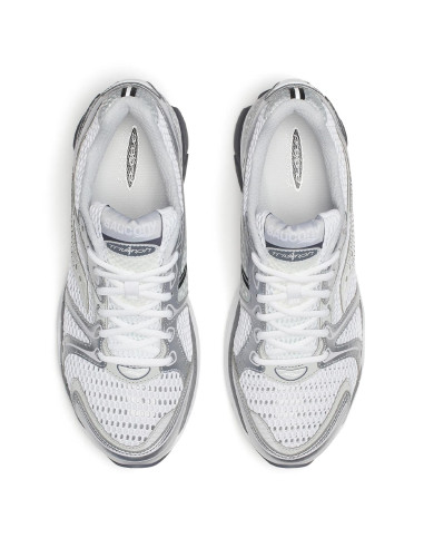 Saucony ProGrid Triumph 4 homme – Sneakers rétro running White Silver