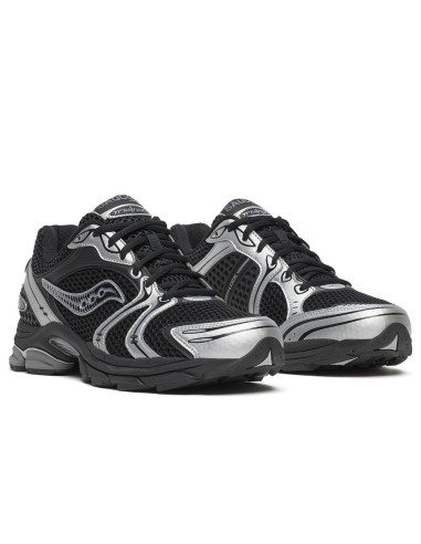 Saucony ProGrid Triumph 4 homme – Sneakers rétro running Black Silver