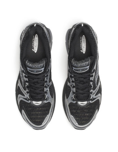 Saucony ProGrid Triumph 4 homme – Sneakers rétro running Black Silver