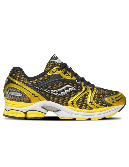 Saucony ProGrid Triumph 4 homme – Sneakers rétro running Yellow Black