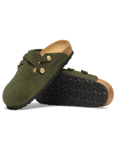 Birkenstock Blair Suede femme – Sabots en suède Thym