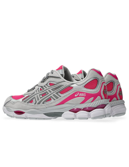 ASICS GEL-NYC Mixte Rose Fluo Gris Clair – Sneakers Lifestyle
