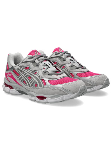 ASICS GEL-NYC Mixte Rose Fluo Gris Clair – Sneakers Lifestyle