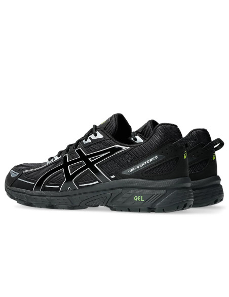 ASICS GEL-Venture 6 Mixte Noir Argent – Sneakers Outdoor & Lifestyle