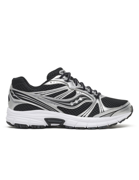 Saucony Grid Legacy Mixte Silver Black – Sneakers Rétro Running