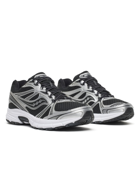 Saucony Grid Legacy Mixte Silver Black – Sneakers Rétro Running