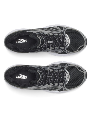 Saucony Grid Legacy Mixte Silver Black – Sneakers Rétro Running