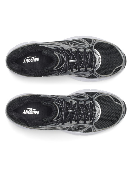 Saucony Grid Legacy Mixte Silver Black – Sneakers Rétro Running