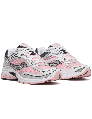 Sneakers femme Saucony ProGrid Omni 9 Blanc Rose S101245-1016
