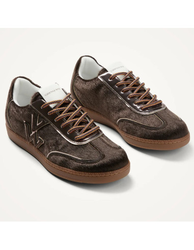 Baskets de Ville Femme W6YZ Aura Initials Brown BK2925CH