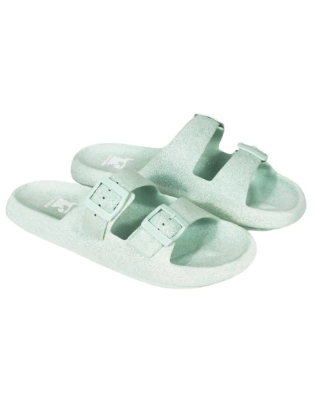 Mules Femme Cacatoès Jessy Glitter Mint 3005032W