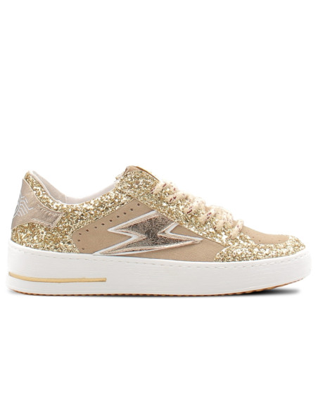 Baskets de Ville Femme SMR23 Noubar Gold Pailleté NOUBAR E152H