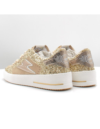 Baskets de Ville Femme SMR23 Noubar Gold Pailleté NOUBAR E152H
