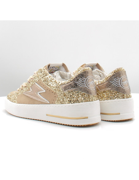 Baskets de Ville Femme SMR23 Noubar Gold Pailleté NOUBAR E152H