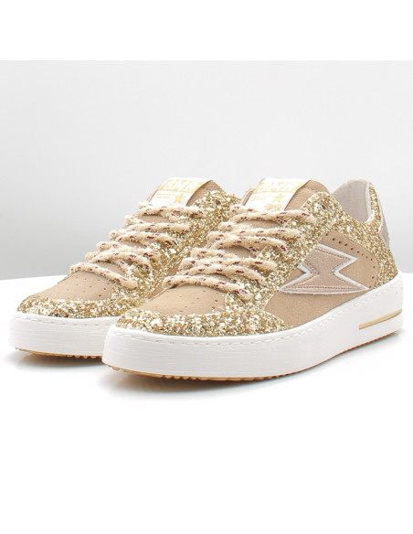 Baskets de Ville Femme SMR23 Noubar Gold Pailleté NOUBAR E152H