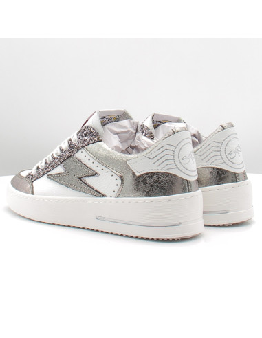 Baskets de Ville Femme SMR23 Noubar White/Silver NOUBAR C763