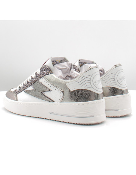 Baskets de Ville Femme SMR23 Noubar White/Silver NOUBAR C763