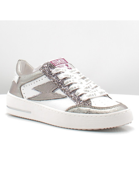 Baskets de Ville Femme SMR23 Noubar White/Silver NOUBAR C763
