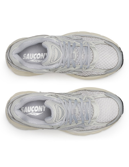 Sneakers Femme Saucony ProGrid Omni 9 Blanc/Argent S101245-1140