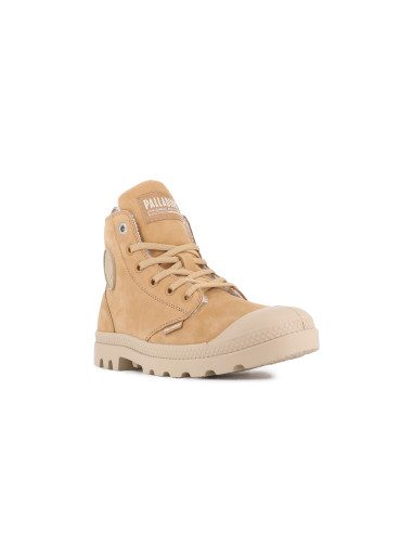 Boots Femme Palladium Pampa Hi Zip WL Camel 95982-252-M Nubuck
