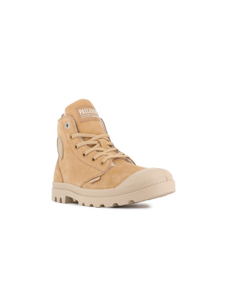 Boots Femme Palladium Pampa Hi Zip WL Camel 95982-252-M Nubuck