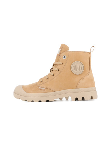 Boots Femme Palladium Pampa Hi Zip WL Camel 95982-252-M Nubuck