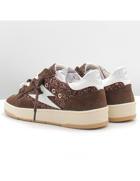 Baskets de Ville Femme Semerdjian Dany Marron à Paillettes E196