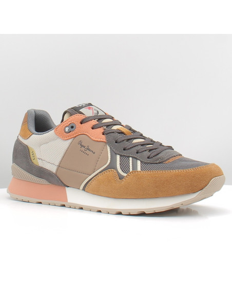 Baskets de Ville Homme Pepe Jeans Brit Land M Beige PMS400027-865