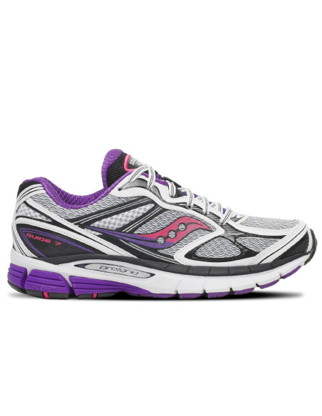 Sneakers Femme Saucony ProGrid Guide 7 White Drupe S101493-1049