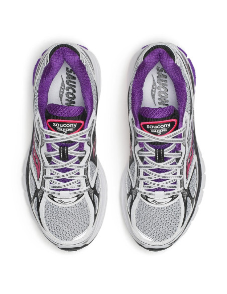 Sneakers Femme Saucony ProGrid Guide 7 White Drupe S101493-1049