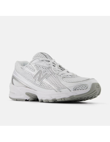 Sneakers Enfant New Balance 740 Bungee Lace White Silver PZ740WM