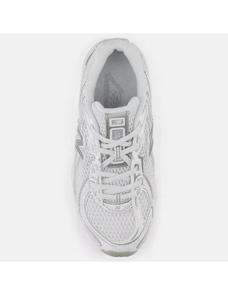 Sneakers Enfant New Balance 740 Bungee Lace White Silver PZ740WM