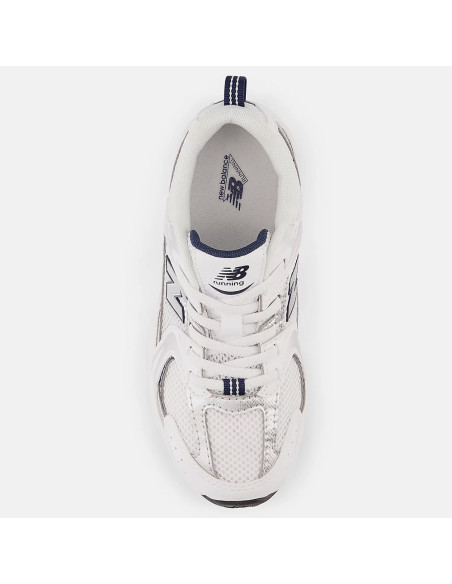 Sneakers Enfant New Balance 530 Bungee Lace White PZ530SB1