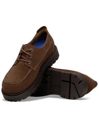 Chaussures Homme Birkenstock Highwood Moc Lace Low 1031885 Suede