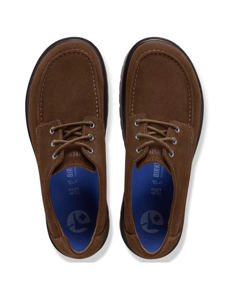 Chaussures Homme Birkenstock Highwood Moc Lace Low 1031885 Suede