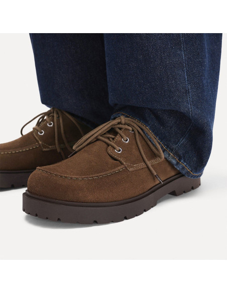 Chaussures Homme Birkenstock Highwood Moc Lace Low 1031885 Suede
