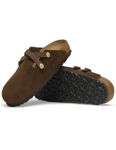 Sabots Femme Birkenstock Blair Suede Leather Narrow 1032983