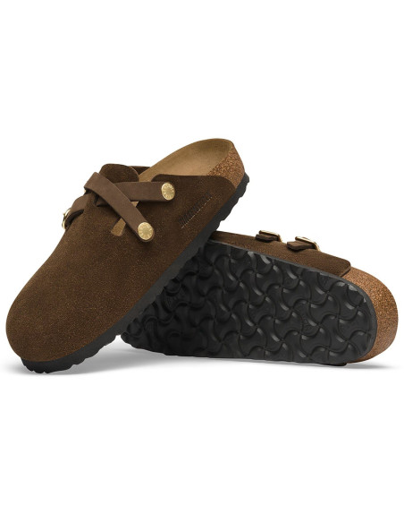 Sabots Femme Birkenstock Blair Suede Leather Narrow 1032983